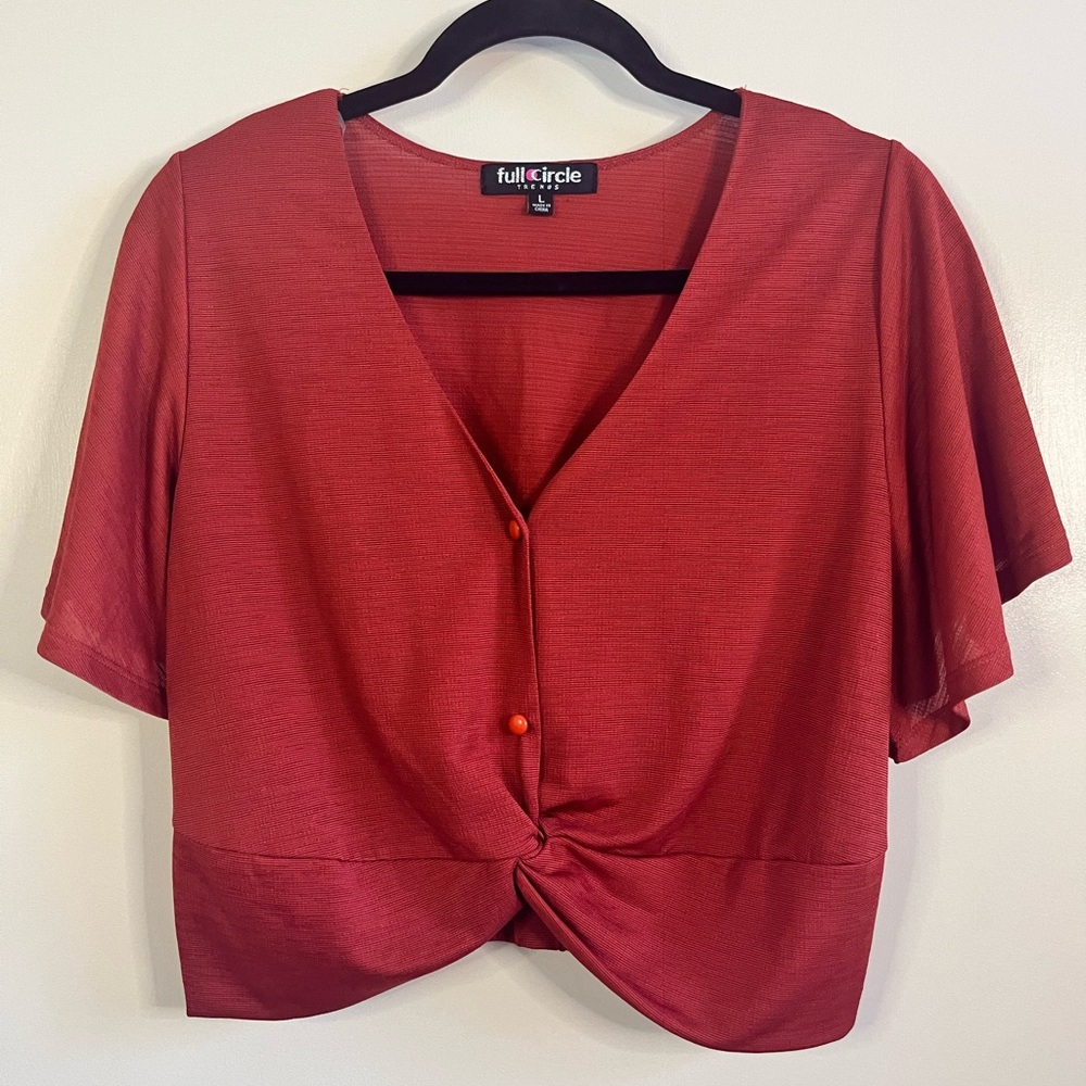 Full Circle Trends Crop Top